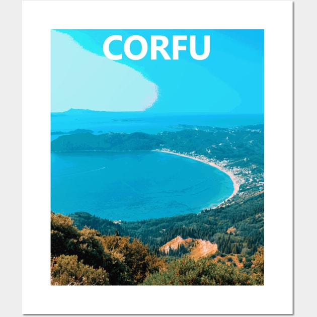 Corfu Wall Art by greekcorner